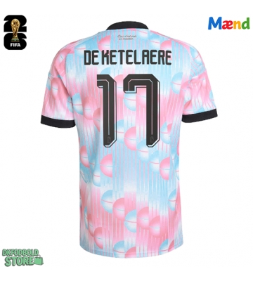 Belgien Charles De Ketelaere #17 Replika Udebanetrøje VM 2026 Kortærmet